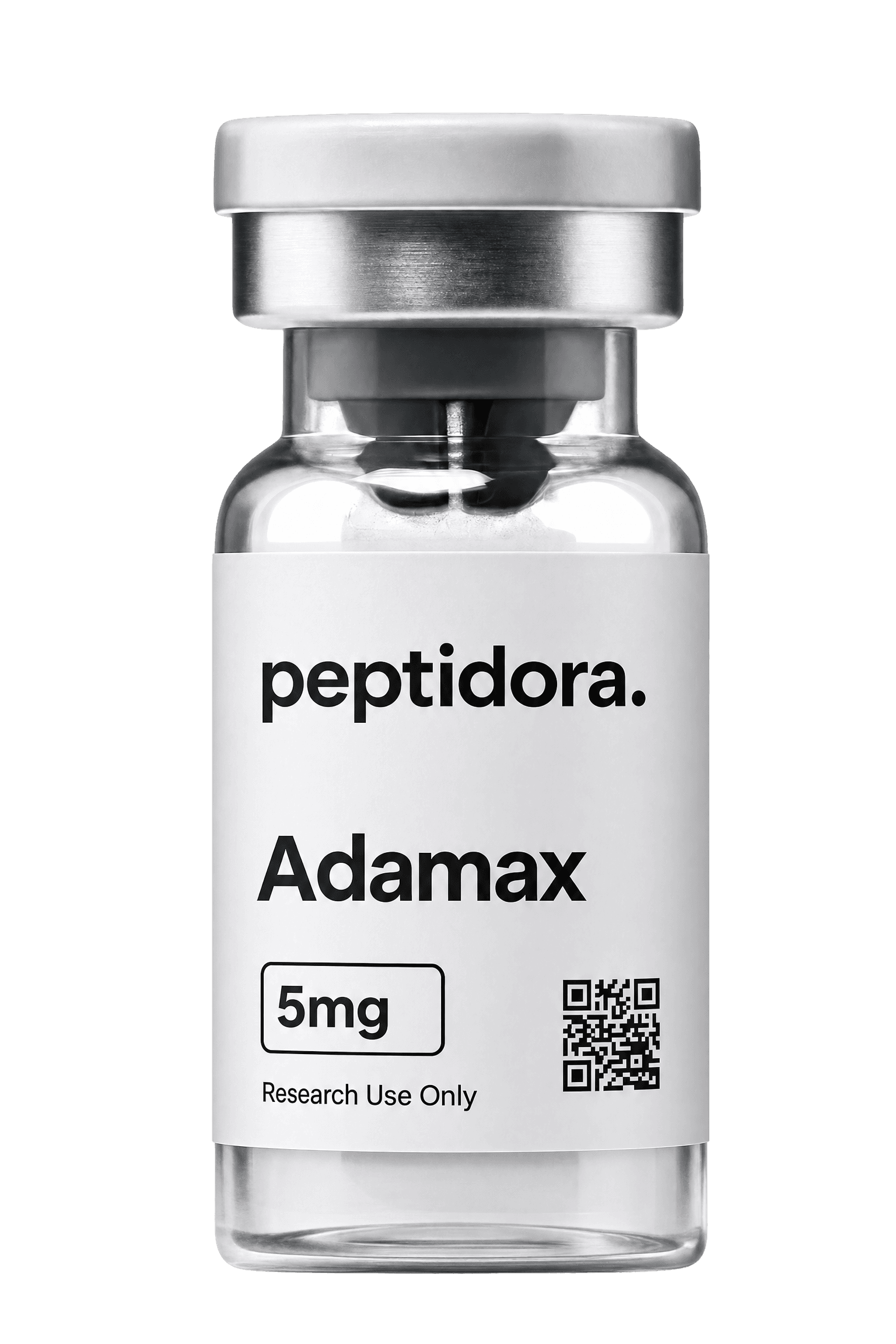 Adamax, 5 mg. Vial PEPTIDORA completo.