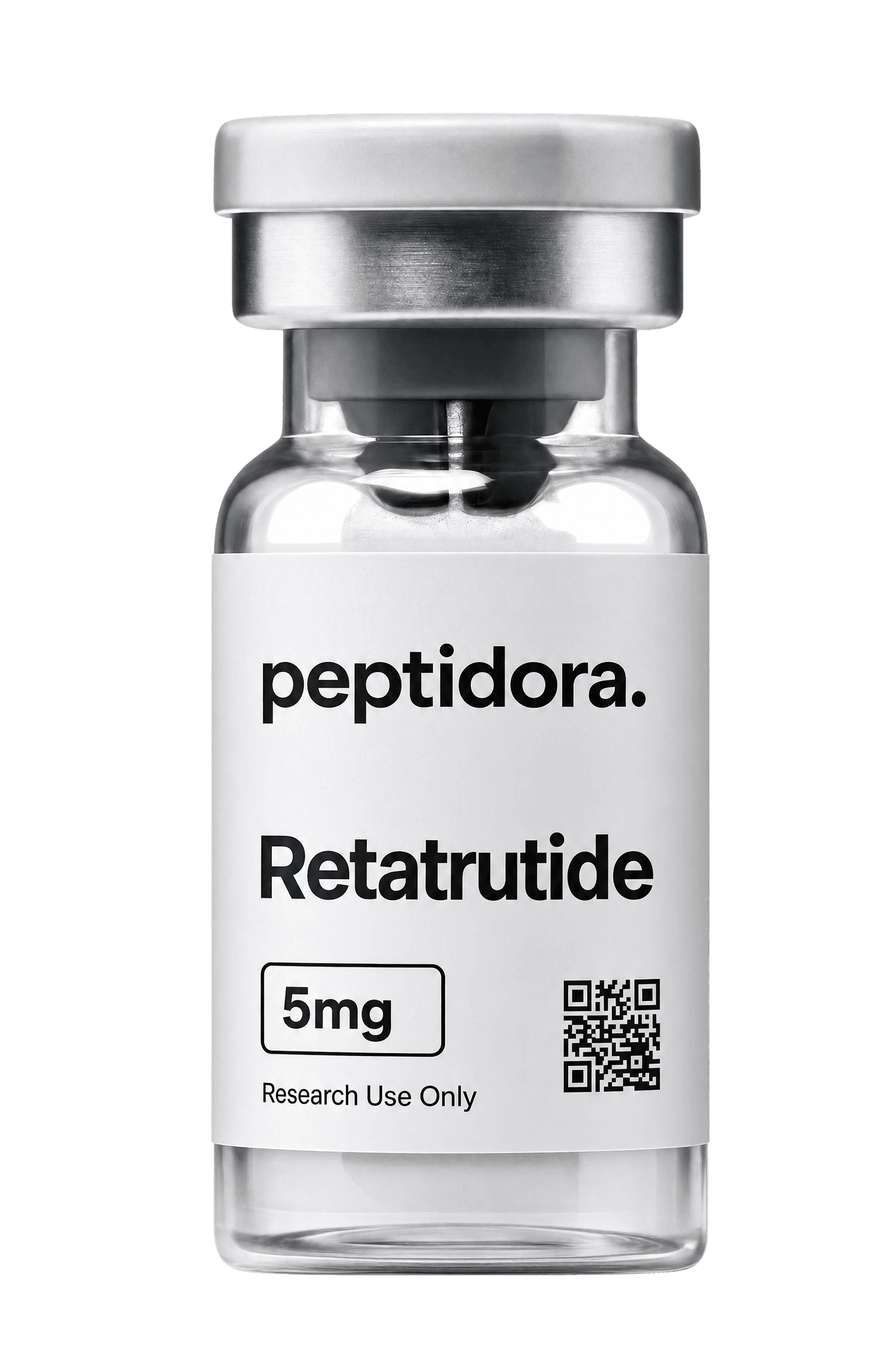 GLP-3 (RET), 5 mg. Vial PEPTIDORA completo.